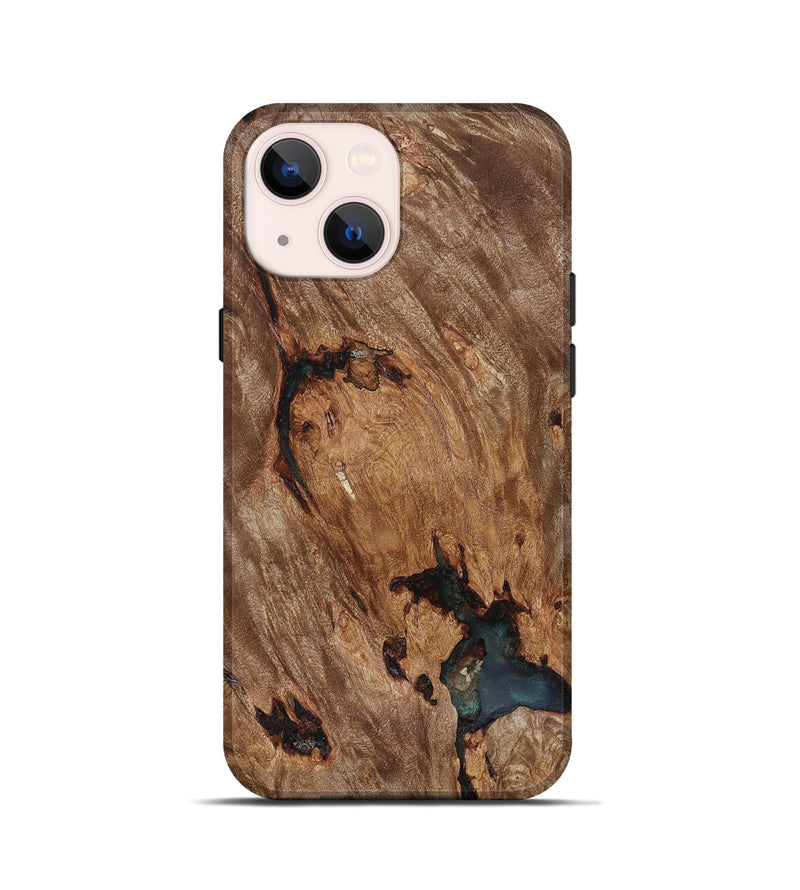 iPhone 13 mini Wood Live Edge Phone Case - Debra (Wood Burl, 818268)