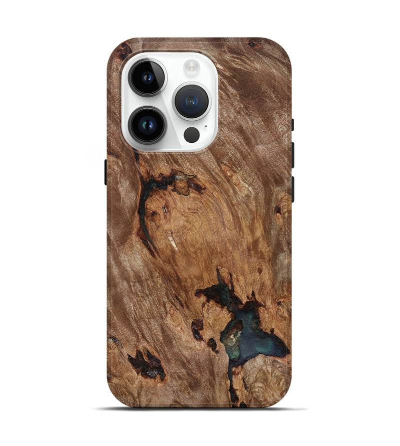iPhone 15 Pro Wood Live Edge Phone Case - Debra (Wood Burl, 818268)