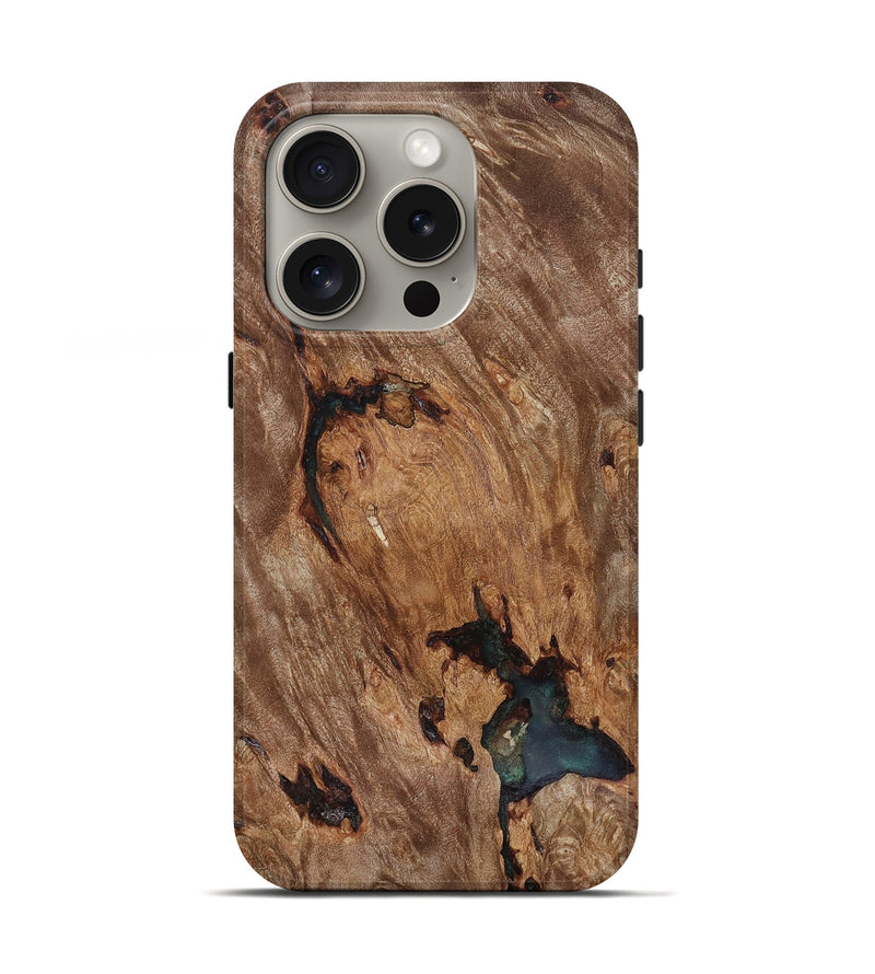 iPhone 16 Pro Wood Live Edge Phone Case - Debra (Wood Burl, 818268)