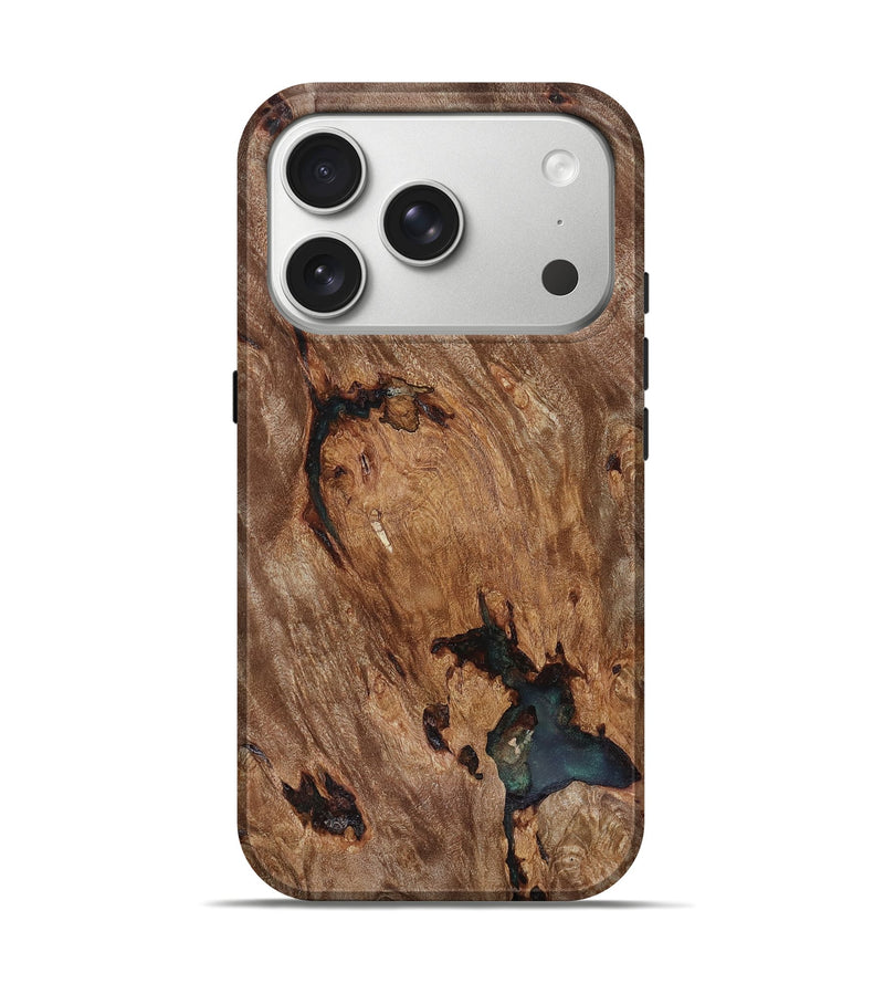 iPhone 17 Pro Wood Live Edge Phone Case - Debra (Wood Burl, 818268)