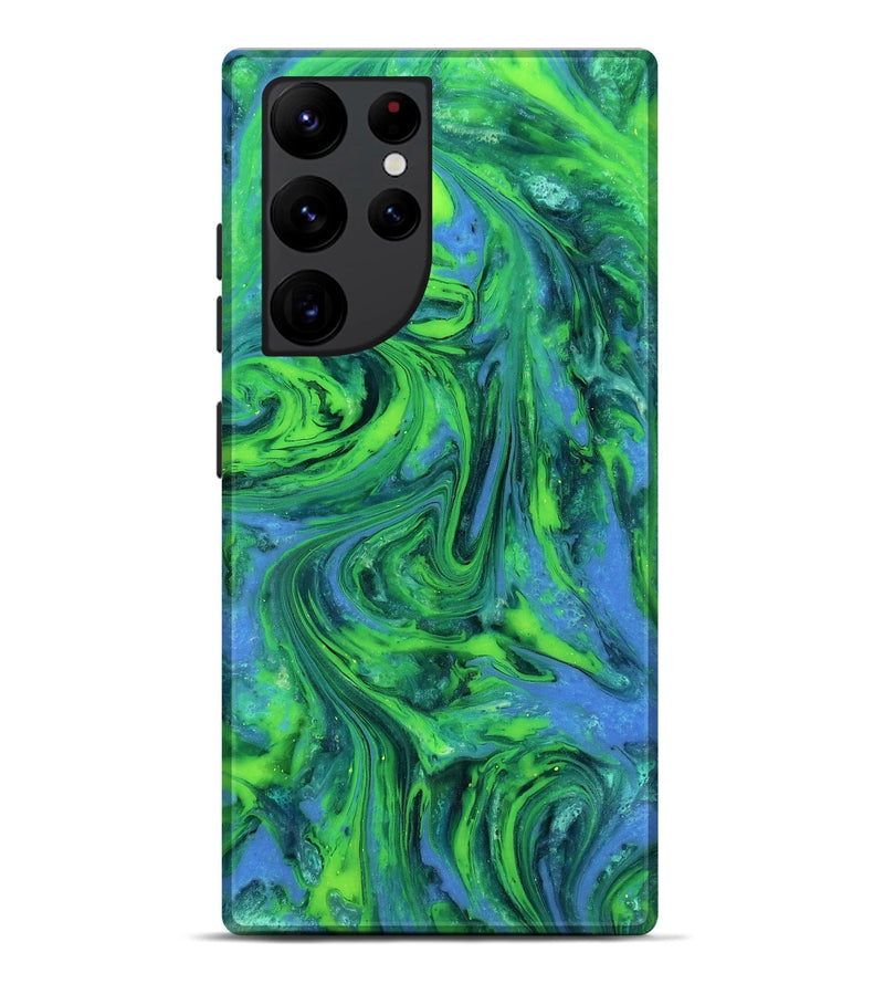 Galaxy S22 Ultra ResinArt Live Edge Phone Case - Merrill (Neon, 818270)