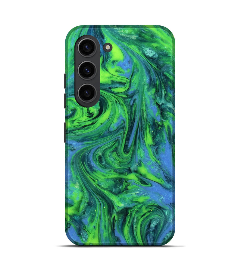 Galaxy S23 ResinArt Live Edge Phone Case - Merrill (Neon, 818270)