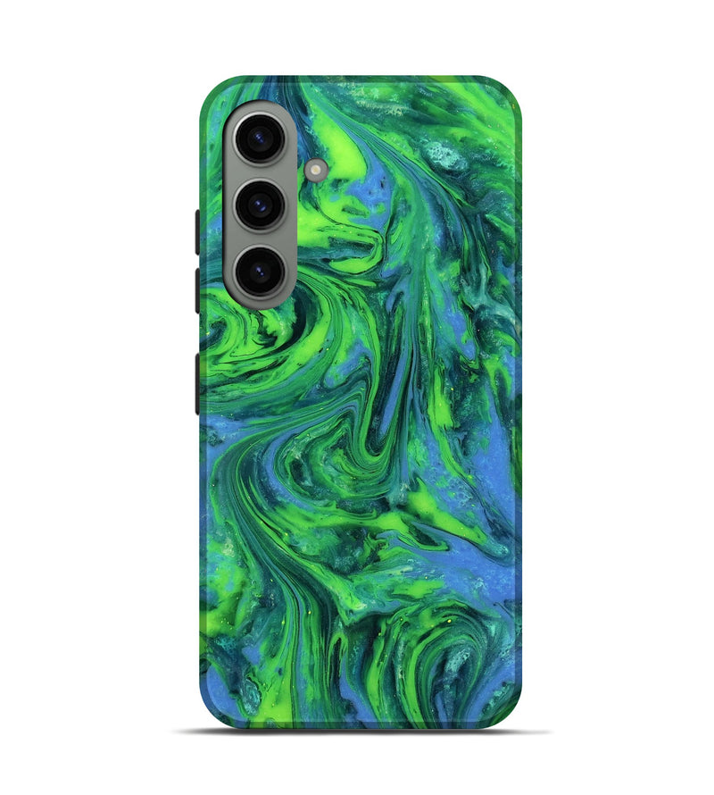 Galaxy S24 ResinArt Live Edge Phone Case - Merrill (Neon, 818270)