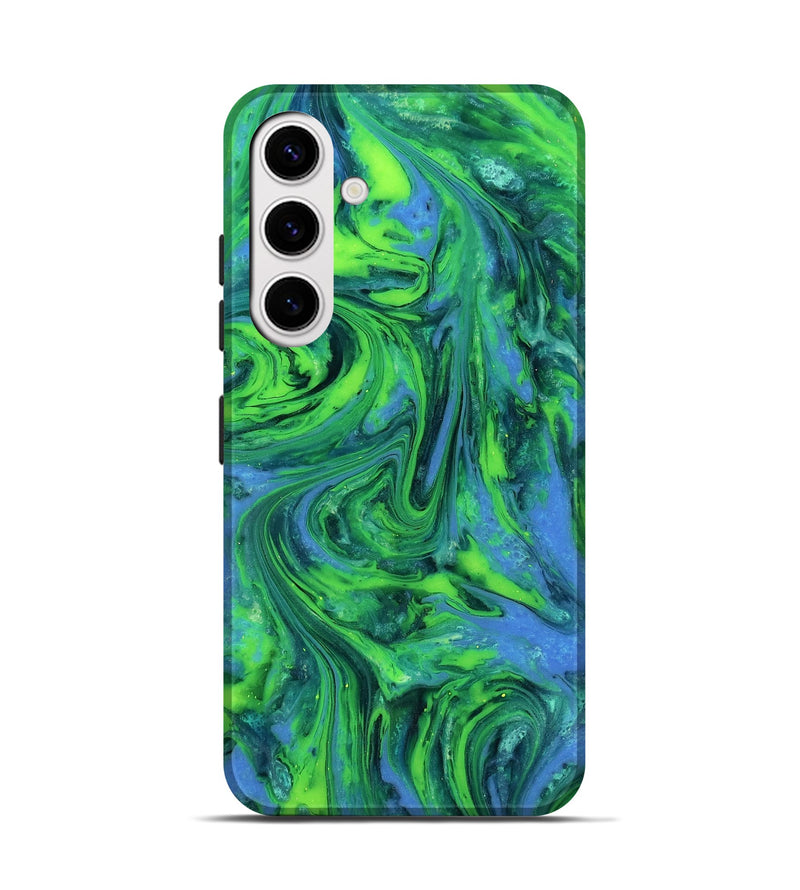 Galaxy S25 ResinArt Live Edge Phone Case - Merrill (Neon, 818270)