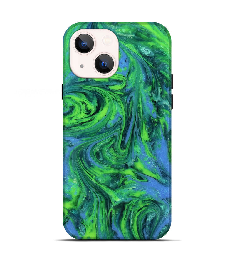 iPhone 13 ResinArt Live Edge Phone Case - Merrill (Neon, 818270)
