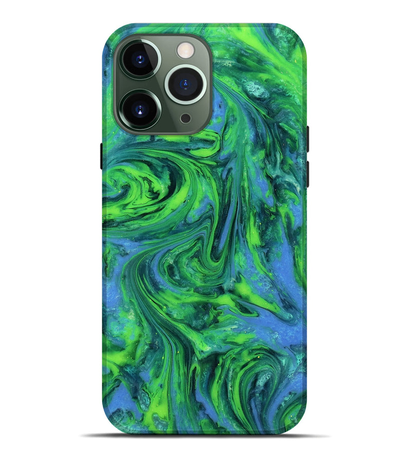 iPhone 13 Pro Max ResinArt Live Edge Phone Case - Merrill (Neon, 818270)