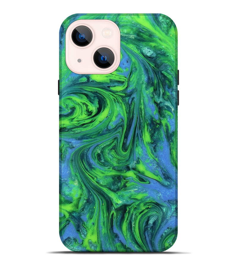 iPhone 14 Plus ResinArt Live Edge Phone Case - Merrill (Neon, 818270)