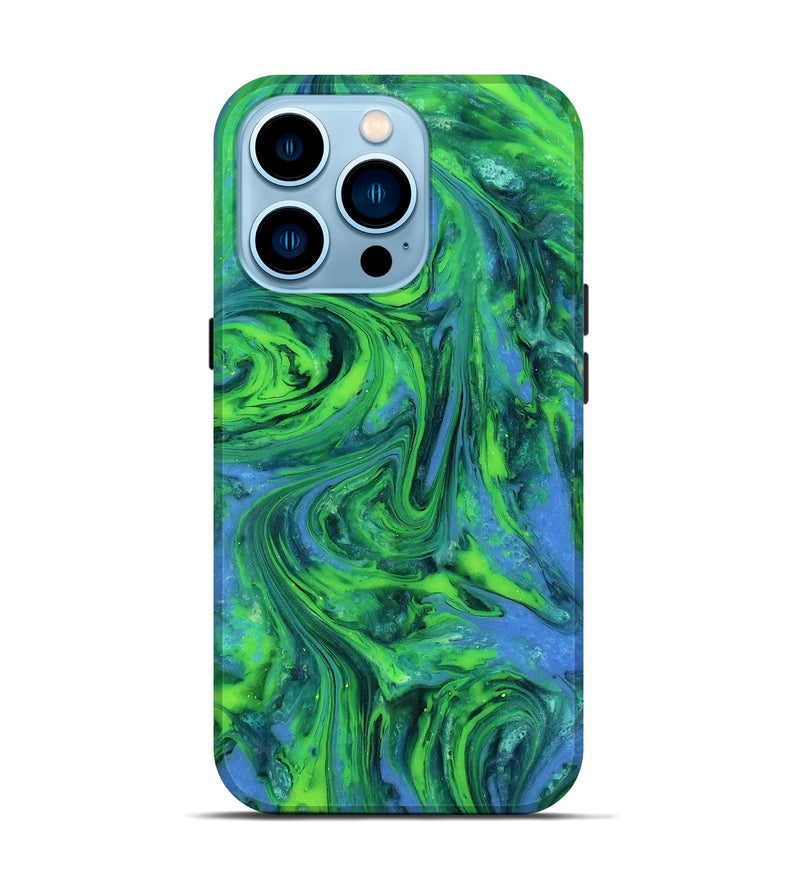 iPhone 14 Pro ResinArt Live Edge Phone Case - Merrill (Neon, 818270)