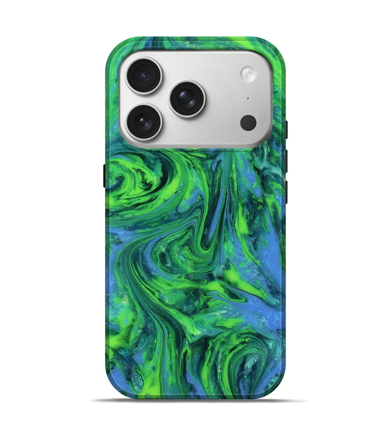 iPhone 17 Pro ResinArt Live Edge Phone Case - Merrill (Neon, 818270)