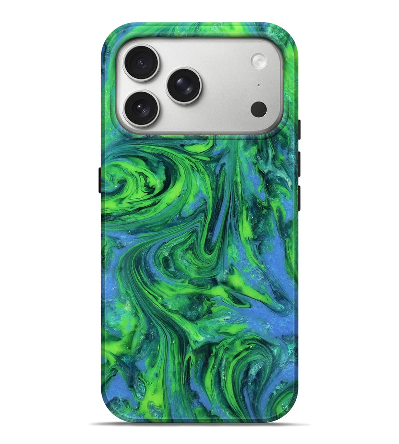 iPhone 17 Pro Max ResinArt Live Edge Phone Case - Merrill (Neon, 818270)
