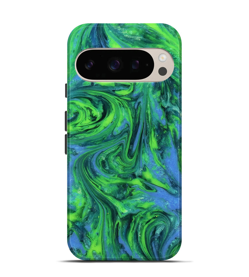 Pixel 10 ResinArt Live Edge Phone Case - Merrill (Neon, 818270)