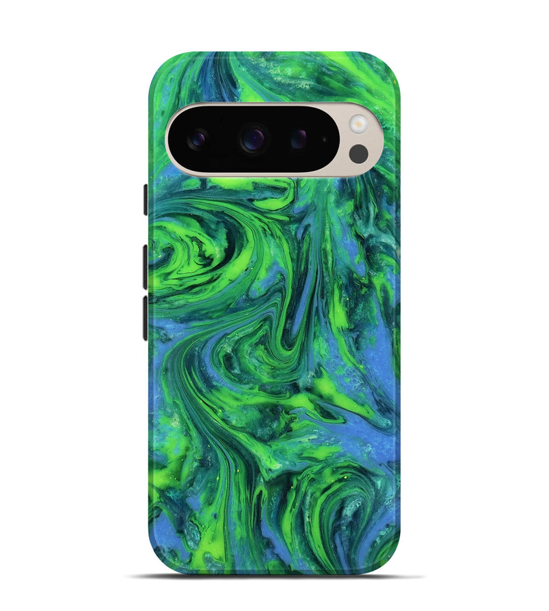 Pixel 9 Pro ResinArt Live Edge Phone Case - Merrill (Neon, 818270)