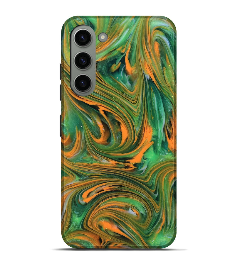 Galaxy S23 Plus ResinArt Live Edge Phone Case - Kinley (Neon, 818272)