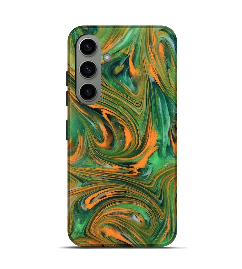 Galaxy S24 ResinArt Live Edge Phone Case - Kinley (Neon, 818272)