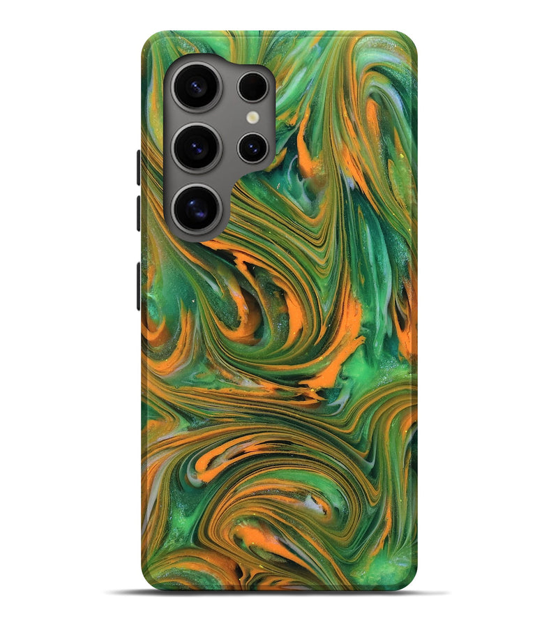 Galaxy S25 Ultra ResinArt Live Edge Phone Case - Kinley (Neon, 818272)