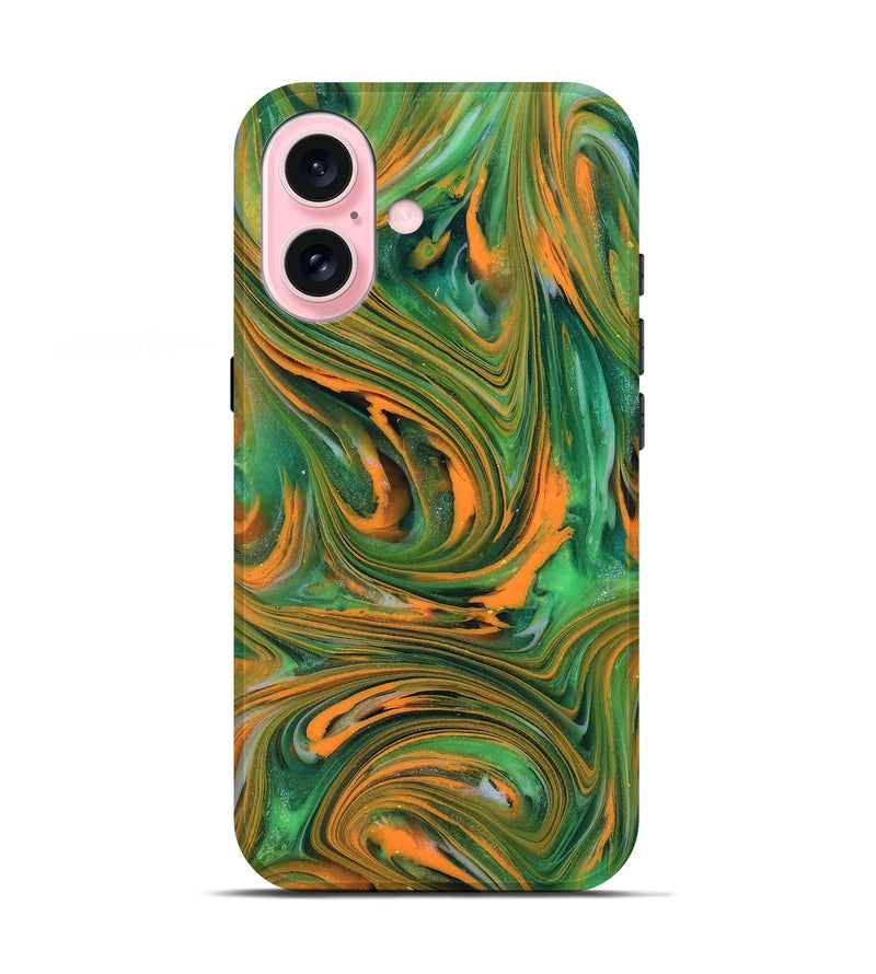 iPhone 17 ResinArt Live Edge Phone Case - Kinley (Neon, 818272)