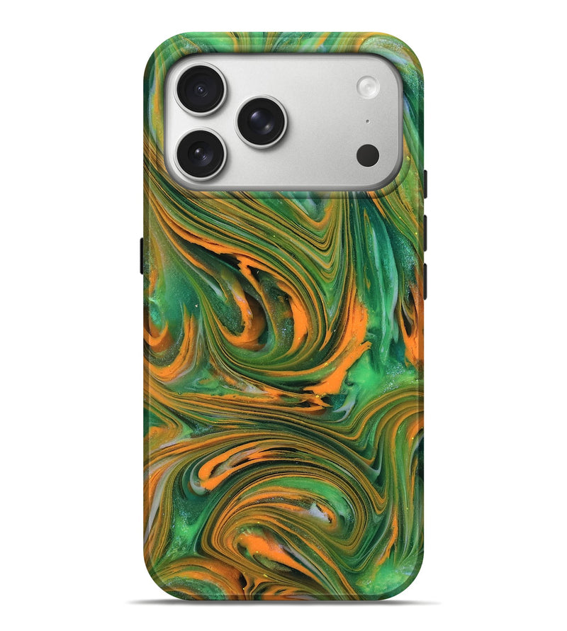 iPhone 17 Pro Max ResinArt Live Edge Phone Case - Kinley (Neon, 818272)
