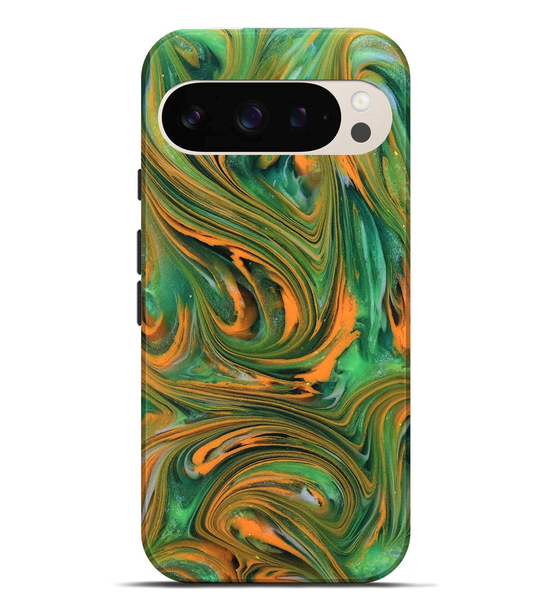 Pixel 10 Pro XL ResinArt Live Edge Phone Case - Kinley (Neon, 818272)