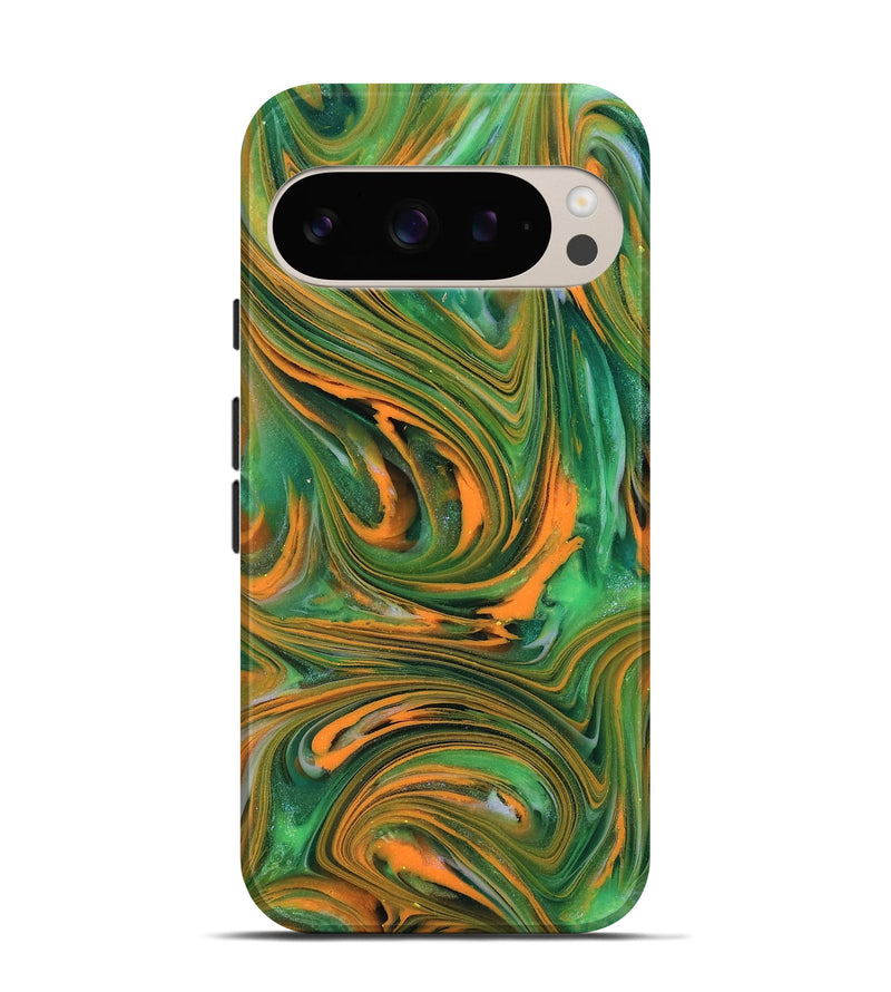 Pixel 9 Pro ResinArt Live Edge Phone Case - Kinley (Neon, 818272)