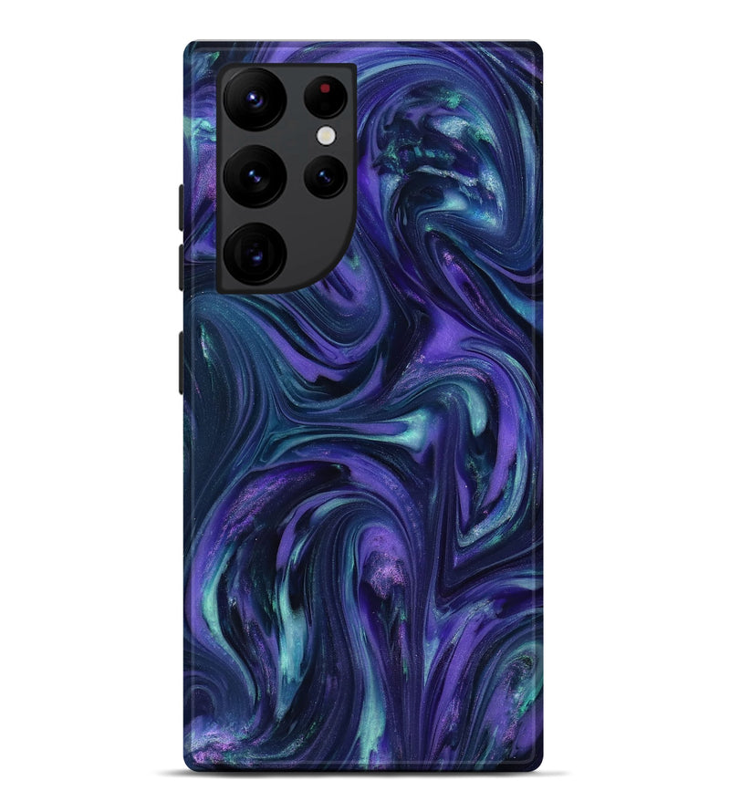Galaxy S22 Ultra ResinArt Live Edge Phone Case - Earl (Purple, 818276)