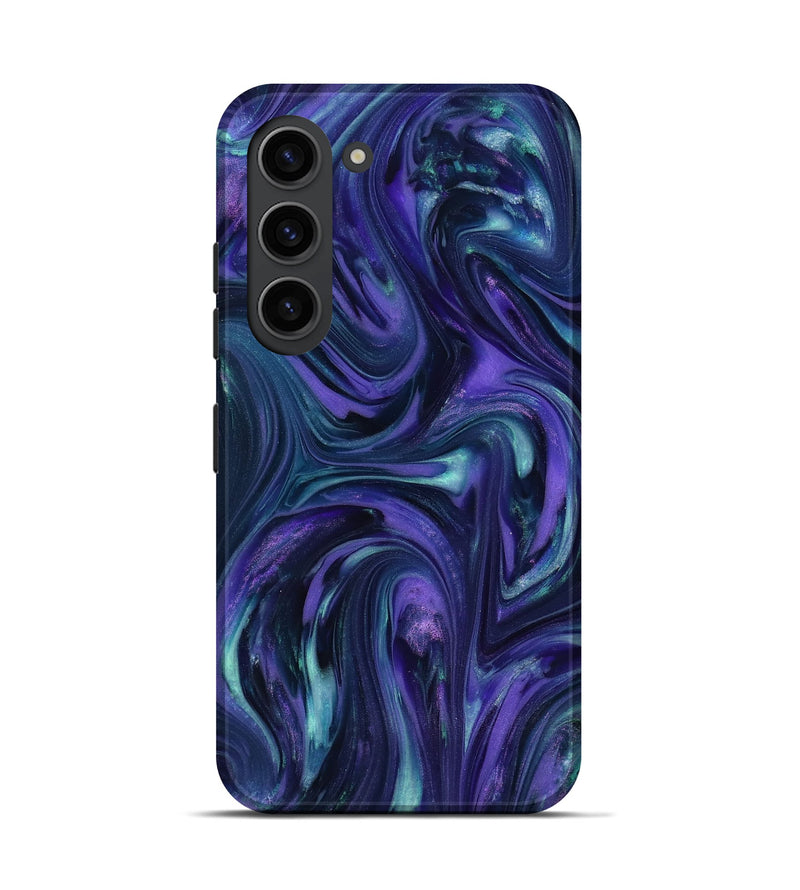 Galaxy S23 ResinArt Live Edge Phone Case - Earl (Purple, 818276)