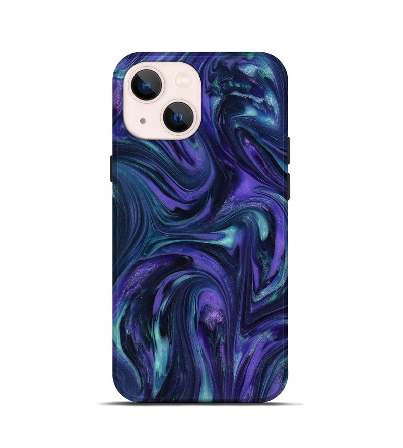 iPhone 13 mini ResinArt Live Edge Phone Case - Earl (Purple, 818276)