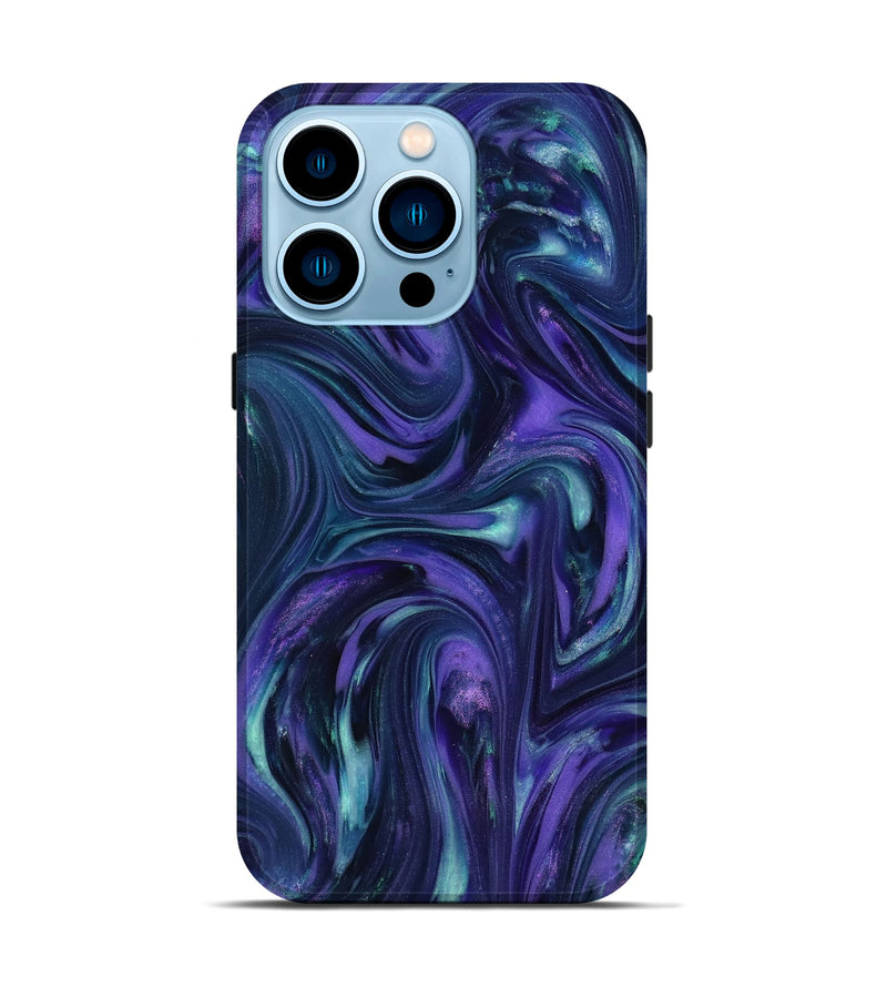 iPhone 14 Pro ResinArt Live Edge Phone Case - Earl (Purple, 818276)