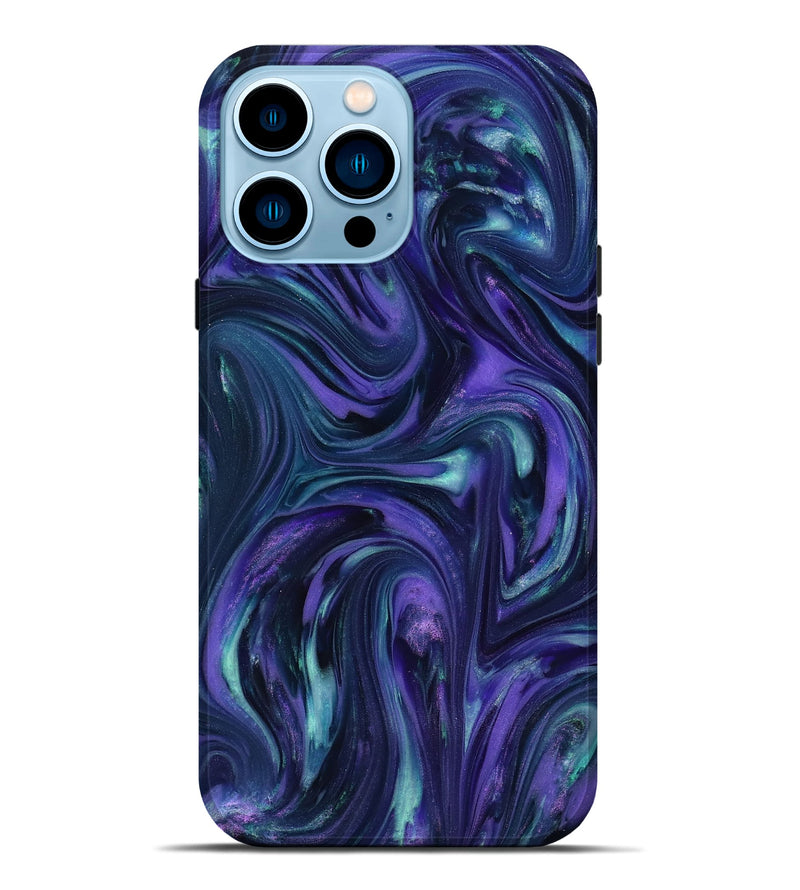 iPhone 14 Pro Max ResinArt Live Edge Phone Case - Earl (Purple, 818276)