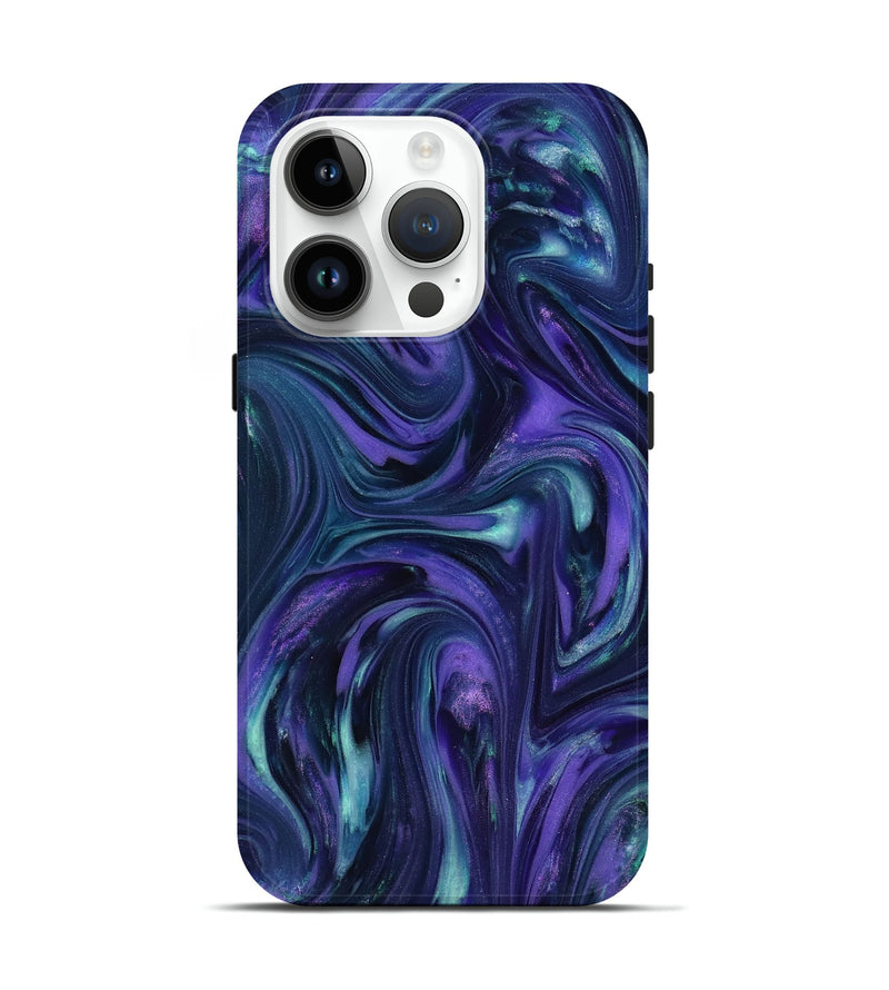 iPhone 15 Pro ResinArt Live Edge Phone Case - Earl (Purple, 818276)