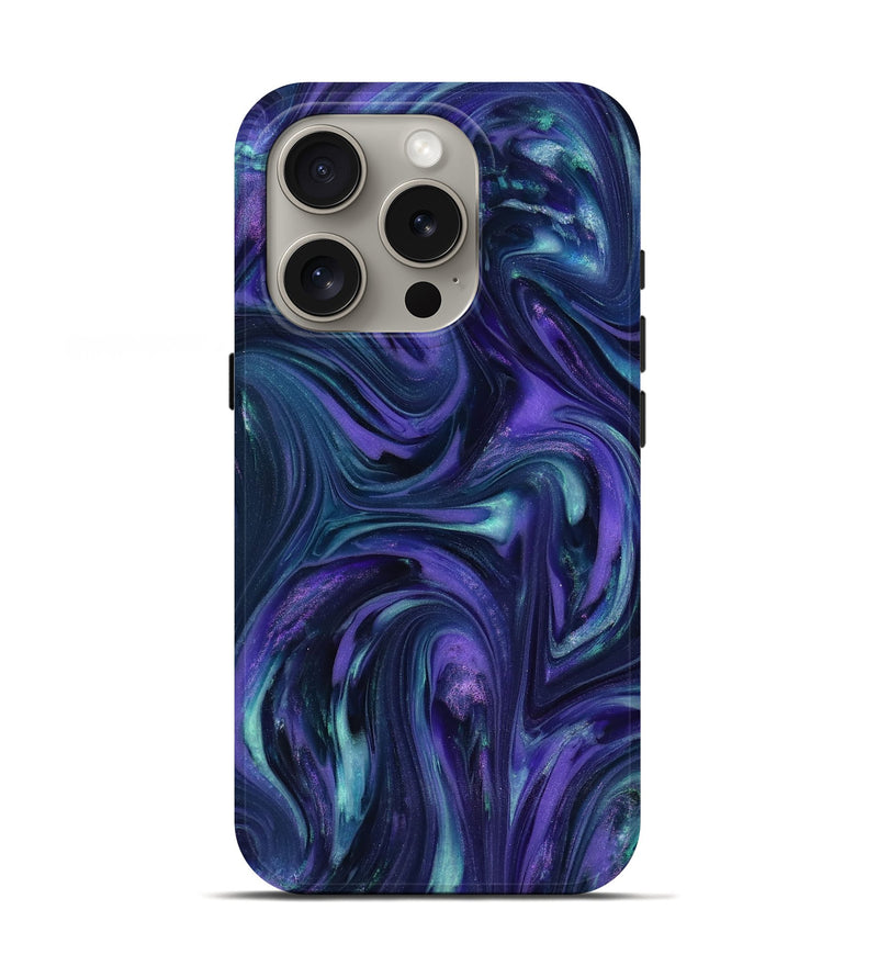iPhone 16 Pro ResinArt Live Edge Phone Case - Earl (Purple, 818276)