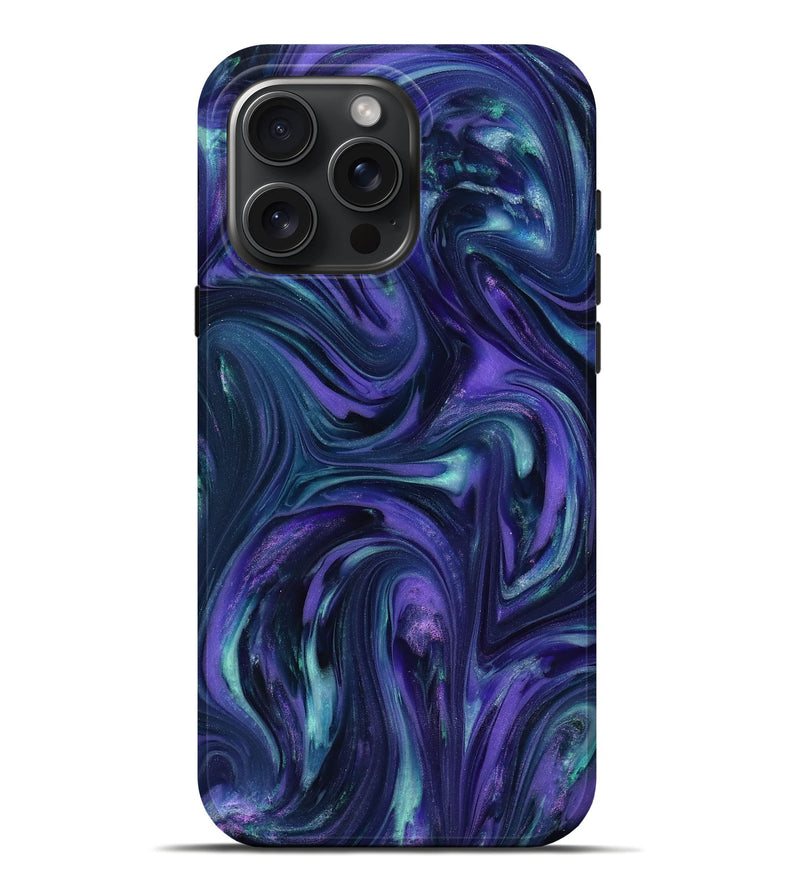 iPhone 16 Pro Max ResinArt Live Edge Phone Case - Earl (Purple, 818276)