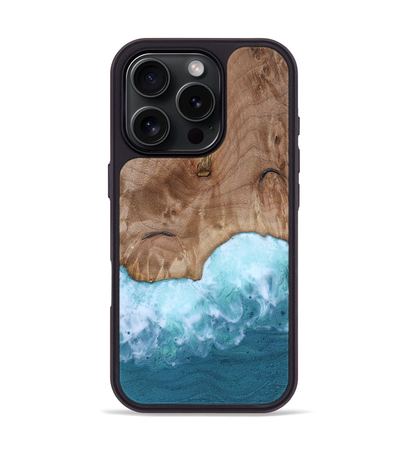 iPhone 16 Pro Wood Phone Case - Mahlon (Coastal, 818287)