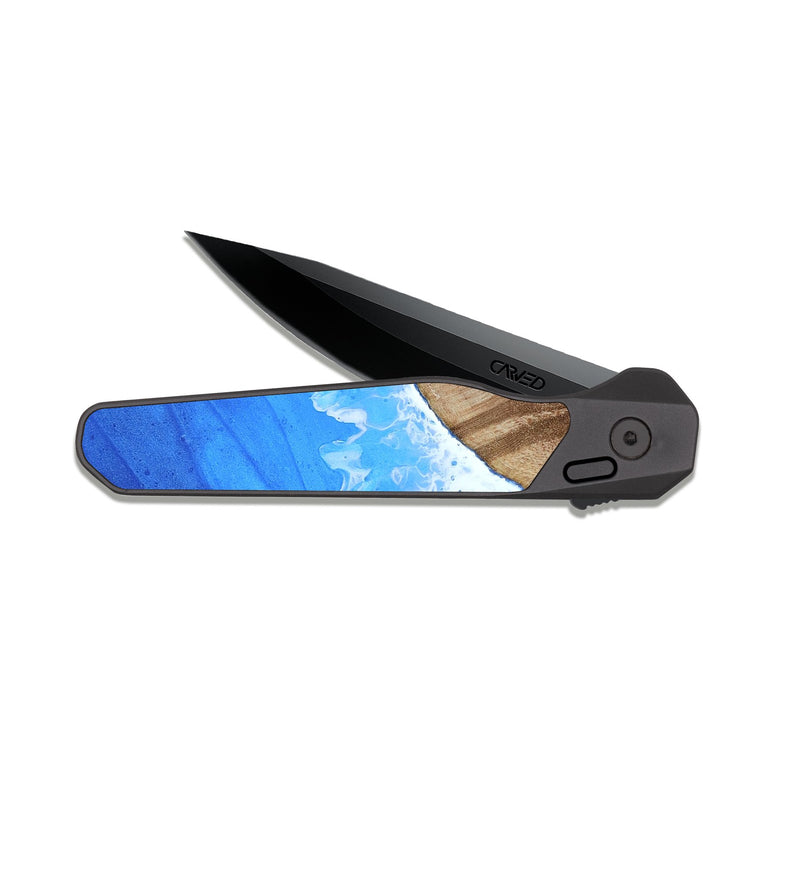 EDC Dark Slate Wood Pocket Knife - Bambi (Coastal, 818292)
