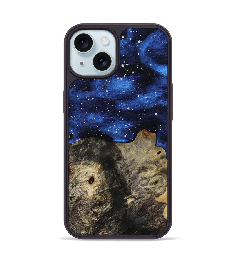 iPhone 15 Wood Phone Case - Bret (Cosmos, 818303)