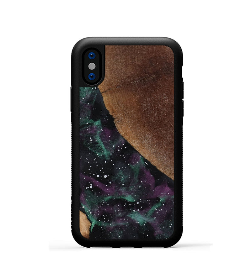 iPhone Xs Wood Phone Case - Madge (Cosmos, 818304)