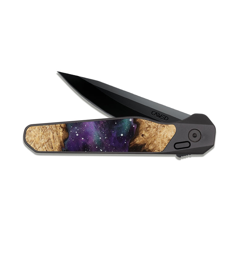 EDC Dark Slate Wood Pocket Knife - Osiris (Cosmos, 818306)