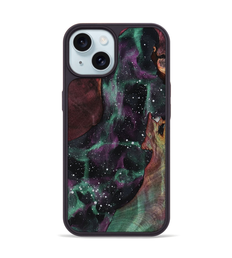 iPhone 15 Wood Phone Case - Shirlee (Cosmos, 818312)