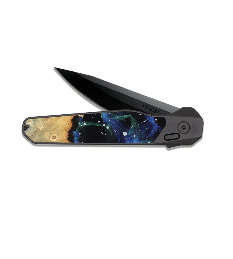 EDC Dark Slate Wood Pocket Knife - Brian (Cosmos, 818316)