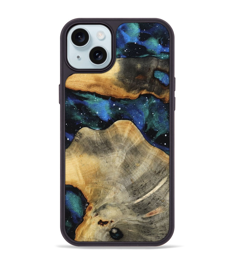 iPhone 15 Plus Wood Phone Case - Shayna (Cosmos, 818322)