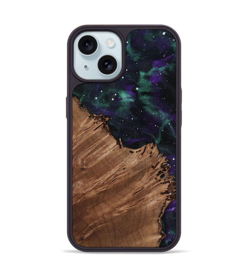 iPhone 15 Wood Phone Case - Tressa (Cosmos, 818324)