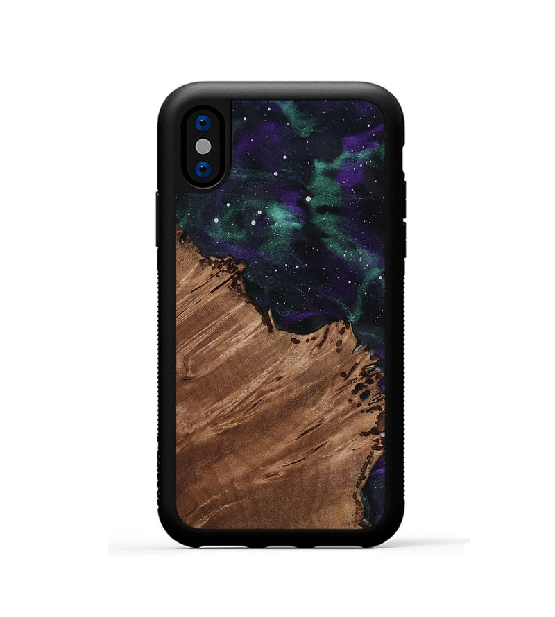 iPhone Xs Wood Phone Case - Tressa (Cosmos, 818324)