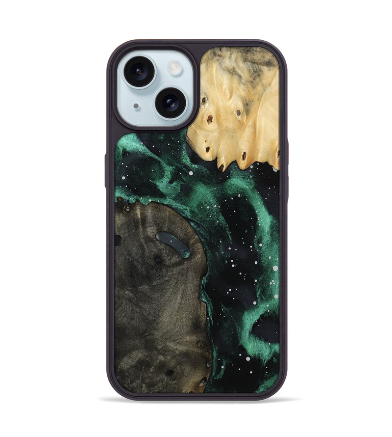 iPhone 15 Wood Phone Case - Yadiel (Cosmos, 818327)