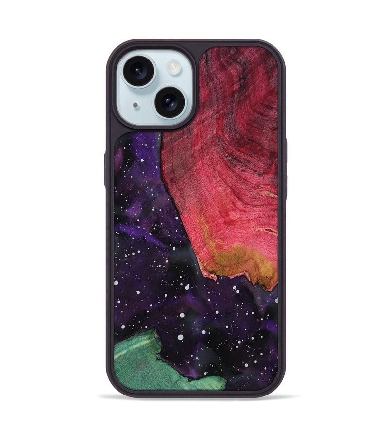 iPhone 15 Wood Phone Case - Tarah (Cosmos, 818328)