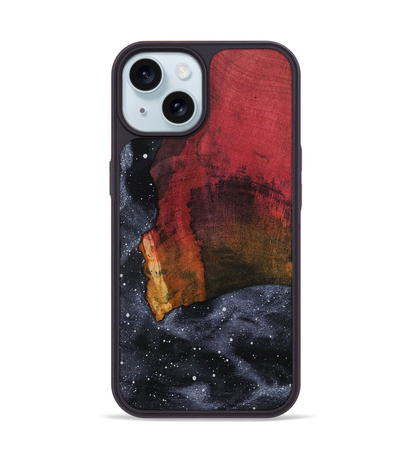 iPhone 15 Wood Phone Case - Amoura (Cosmos, 818338)
