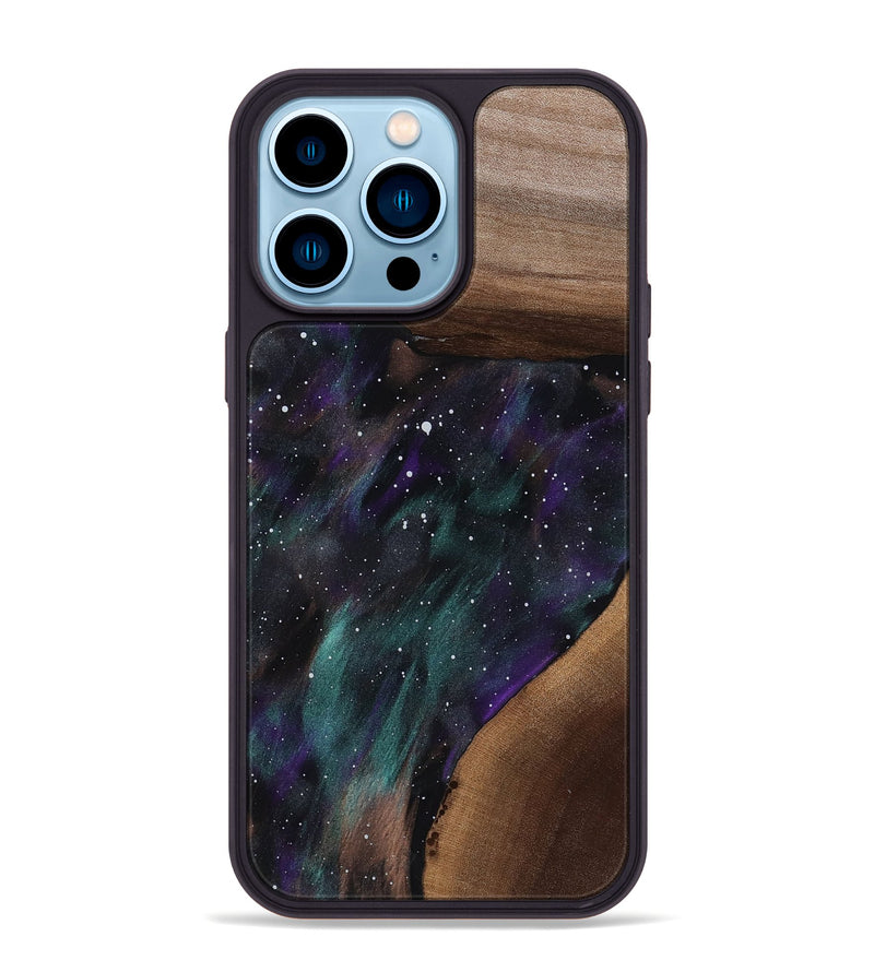iPhone 14 Pro Max Wood Phone Case - Solomon (Cosmos, 818341)