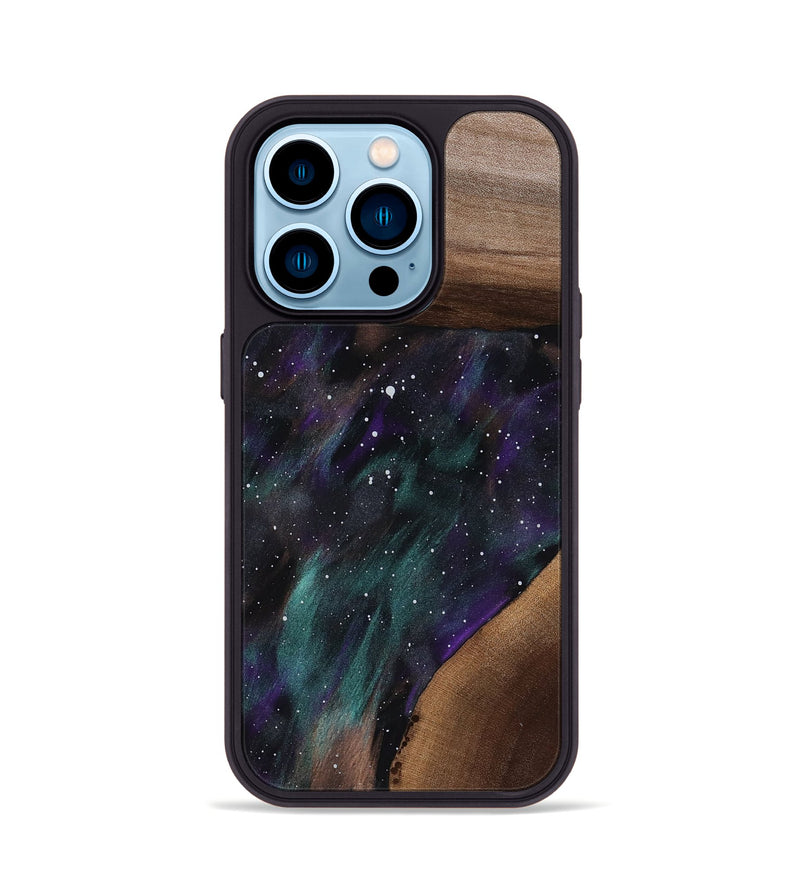 iPhone 14 Pro Wood Phone Case - Solomon (Cosmos, 818341)