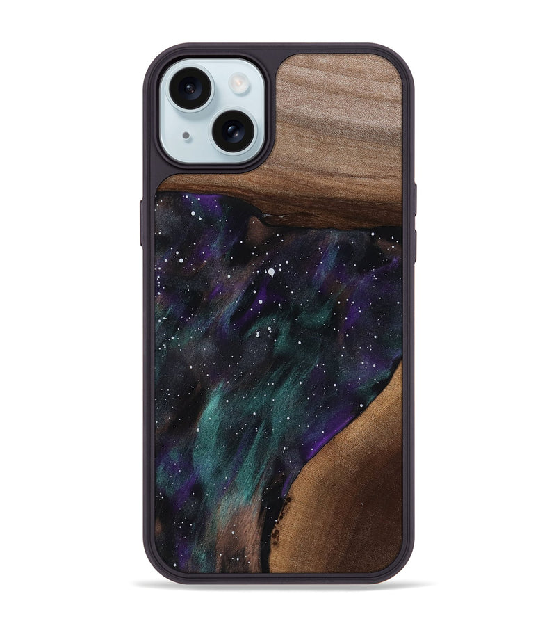 iPhone 15 Plus Wood Phone Case - Solomon (Cosmos, 818341)