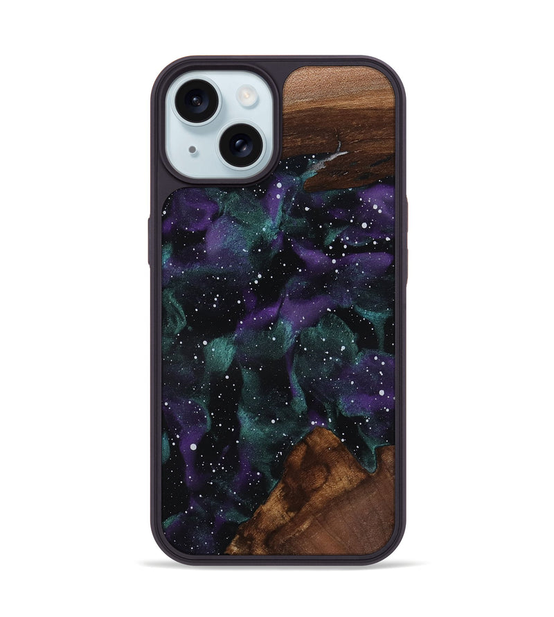 iPhone 15 Wood Phone Case - Cecelia (Cosmos, 818348)