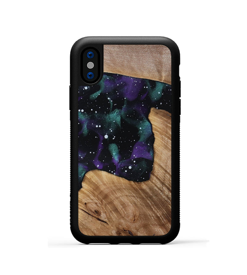 iPhone Xs Wood Phone Case - Berta (Cosmos, 818352)