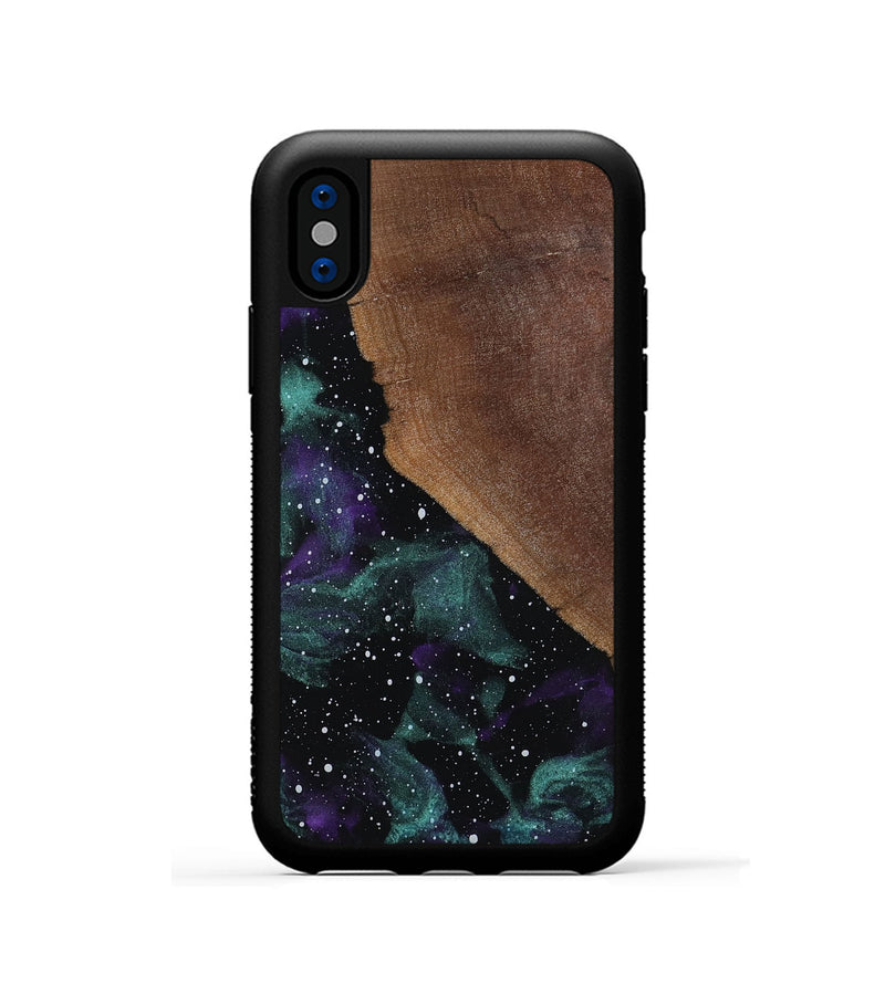 iPhone Xs Wood Phone Case - Aileen (Cosmos, 818357)
